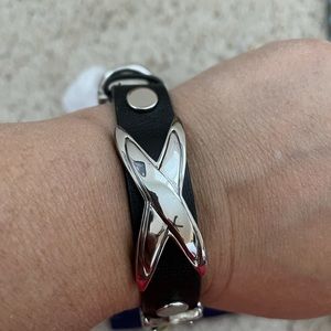 NWT Tory Burch leather cuff bracelet